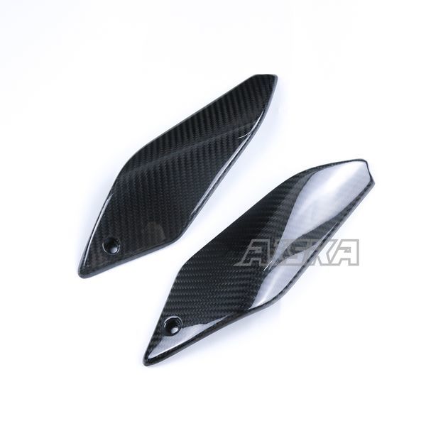 AISKA 690 Duke 3K Dry Carbon Fiber Motorcycle Fuel Tank Side Panel Cover Fairings for KTM 690 Duke 2012-2019