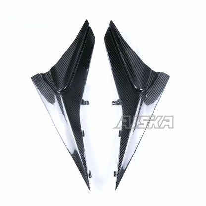 AISKA 3K Carbon Fiber Motorcycle Body Accessories Seat Lower Side Panel Decorative Components for Aprilia RSV4 RS660 Tuono V4 2021+