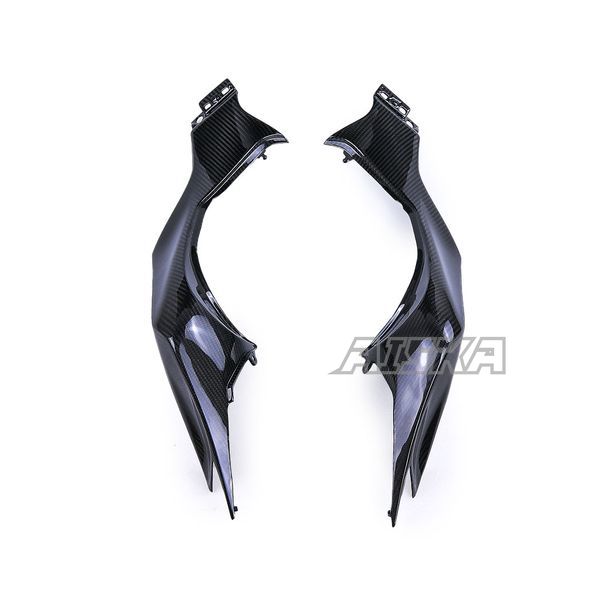 AISKA 3K Dry Carbon Fiber Motorcycle Accessories Rear Tail Seat Side Panels Cover Fairing for Kawasaki Z1000 2014-2019 2015 2018