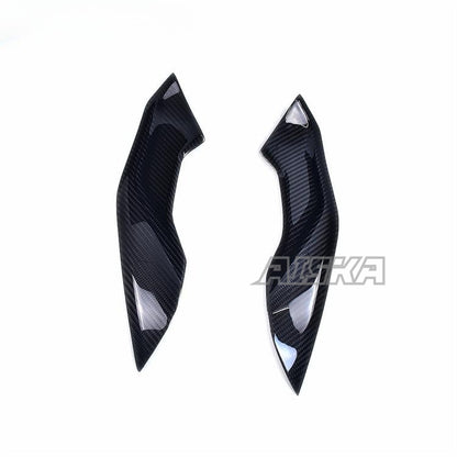 AISKA 100% 3K Twill Weave Motorcycle 3K Carbon Fiber Gas Fuel Tank Small Side Plate Fairing Panel for BMW S1000R M1000R 2021-2025