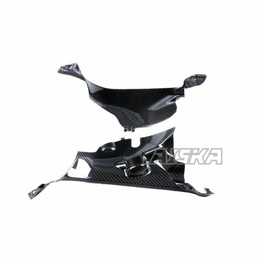 AISKA 3K 3*3 Carbon Fiber Motorcycle Modified Side Fairing Front Lining for  Ducati Panigale  V4 V4S V4R 2018-2024
