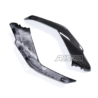 AISKA 100% 3K Dry Carbon Fiber Motorcycle Fuel Tank Side Panel Cover for Yamaha MT09 FZ09 2024-2025