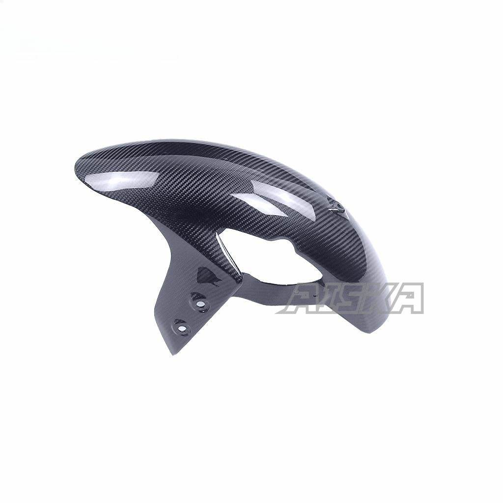 AISKA R7 Carbon Fiber Front Fender Hugger Mudguard Motorcycle Twill Carbon Fiber Front Fender for Yamaha R7 2022 2023 2024