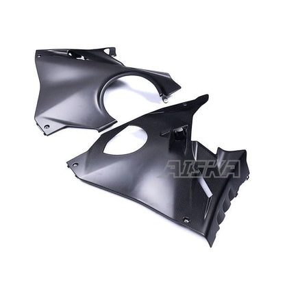 AISKA New Arrival 100% 3K Full Dry Carbon Fiber Motorcycle Front Large Side Panel Fairings for Ducati Panigale V4 V4S 2025