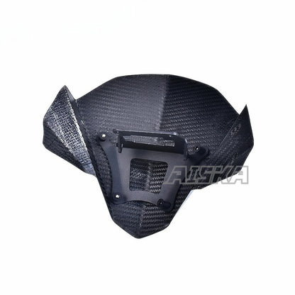 AISKA New Motorcycle 3K Dry Carbon Fiber Front  Windscreen Windshield Wind Deflector Screen for Honda CB650R 2019-2024 2022 2023