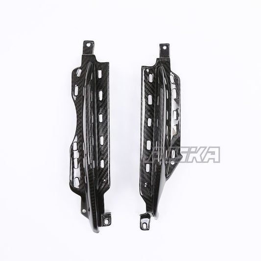 AISKA 100% 3K Full Dry Carbon Fiber R3 Motorcycle Frame Cover Side Frame Mid Cover Panel Fairing for Yamaha R3 2022 2023 2024