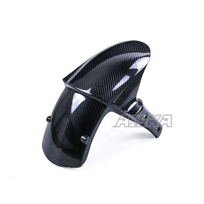 AISKA 3K Dry Carbon Fiber Motorcycle Accessories Front Fender Hugger Mudguard for Kawasaki Z1000 2014+