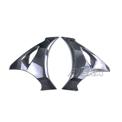 AISKA 100% 3K Dry Carbon Fiber Motorcycle  Accessories Spoiler Side Panels Fairing for Suzuki GSX-R1000 2017-2024