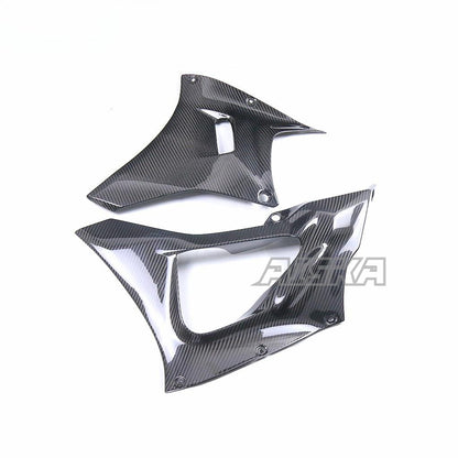 AISKA R7 Carbon Fiber Belly Pan Motorcycle 3K Full Carbon Fibre Side Panels Side Spoiler Belly Pan for Yamaha R7 2022 2023 2024