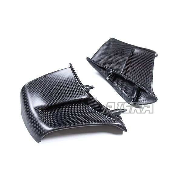 AISKA 100% 3K Full Dry Carbon Fiber Motorcycle Winglets Air Deflector for Ducati Panigale V4 V4S 2025