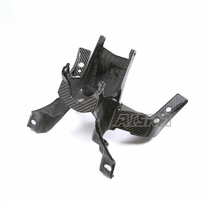 AISKA 100% 3K Full Dry Carbon Motorcycle Headlight Bracket Headlamp Upper Stay Fairing for BMW S1000RR 2019-2022