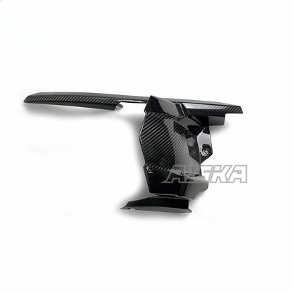 AISKA 100% 3K Dry Carbon Fiber Motorcycle Accessories Rear Fender Hugger Mudguard Fairing for Kawasaki Z900 2017 2018 2019