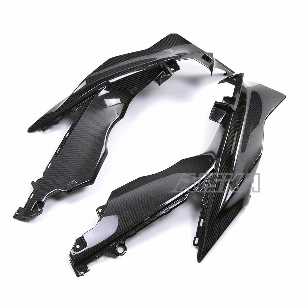 AISKA Motorcycle Carbon Side Panels Modified Accessories Full Carbon Fiber Front Tank Side Fairing for Yamaha R3 2022 2023 2024
