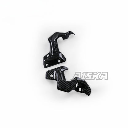 AISKA Motorcycle Carbon Fiber Front Headlight Bracket Fairing Cowls for Yamaha MT07 FZ07 2018-2022