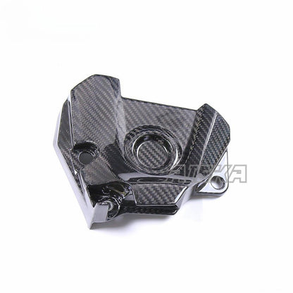AISKA 100% 3K Motorcycle Carbon Fiber Clutch Cover Sprocket Cover for Yamaha MT09 FZ09 Tracer 900 GT 2014-2020