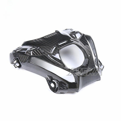 AISKA 100% 3K Motorcycle Carbon Fiber Front Nose Headlight Fairing for Yamaha MT09 FZ09 2021-2023