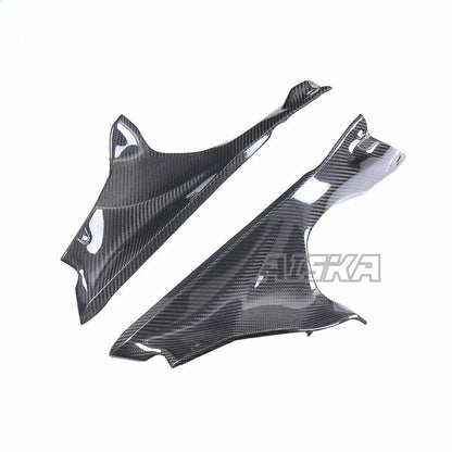 AISKA R7 Carbon Fiber Dash Side Panels Cowl Motorcycle Carbon Fibre Dash Board Side Panels Cover for Yamaha R7 2022 2023 2024