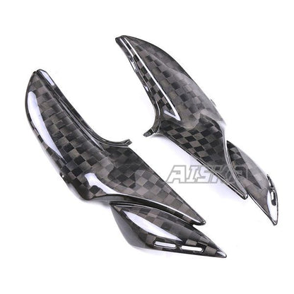 AISKA 3K Dry Carbon Fiber Motorcycle Fuel Tank Side Panels Cover Fairing Kits Cover Protector for Kawasaki Z900RS 2018-2024