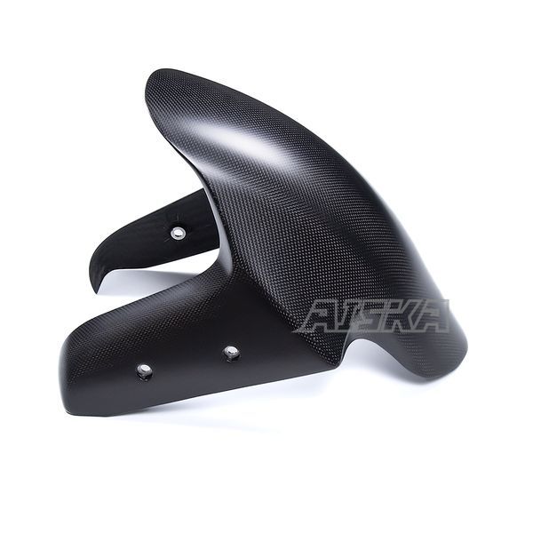 AISKA New Arrival 100% 3K Dry Carbon Fiber Motorcycle Front Fender Hugger Mudguard for DUCATI Panigale V4 V4S 2025
