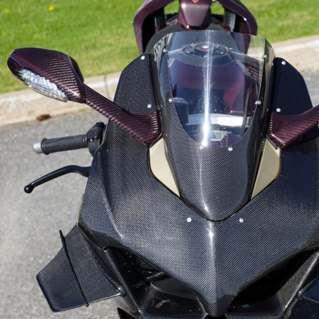 AISKA Ducati Panigale  V4 V4S Carbon Fiber 2018-2021 Mirror Cover