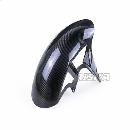 AISKA R6 Carbon Front Fender Splash Motorcycle Carbon Fiber Front Fender Hugger Mudguard for Yamaha R6 2017-2024 2022 2023