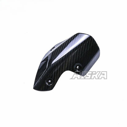 AISKA 100% 3K Carbon Fiber Motorcycle Exhaust Pipe Heat Shield Cover Fairing for BMW S1000R M1000R 2021-2025