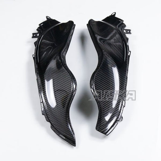 AISKA Motorcycle 100% Real 3K Carbon Fiber Tank Side Cover Trim Fairing for Suzuki GSX1300 R Hayabusa 2008-2020