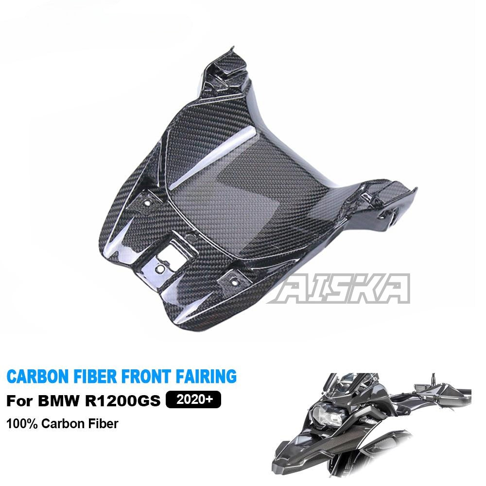 AISKA Motorcycle Accessories Dry Carbon Fiber Front Fairing Cover for BMW R1200GS R1250GS 2020+