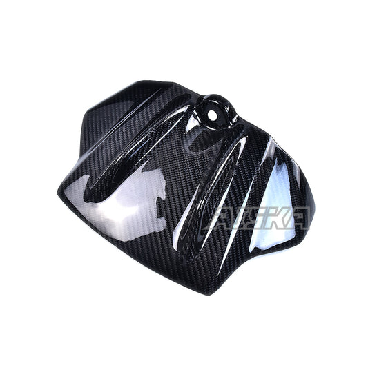 AISKA 100% 3K Carbon Fiber Motorcycle Fuel Tank Front Cover 3*3 Accessories for Aprilia RSV4 2009+ Tuono V4 2009-2020
