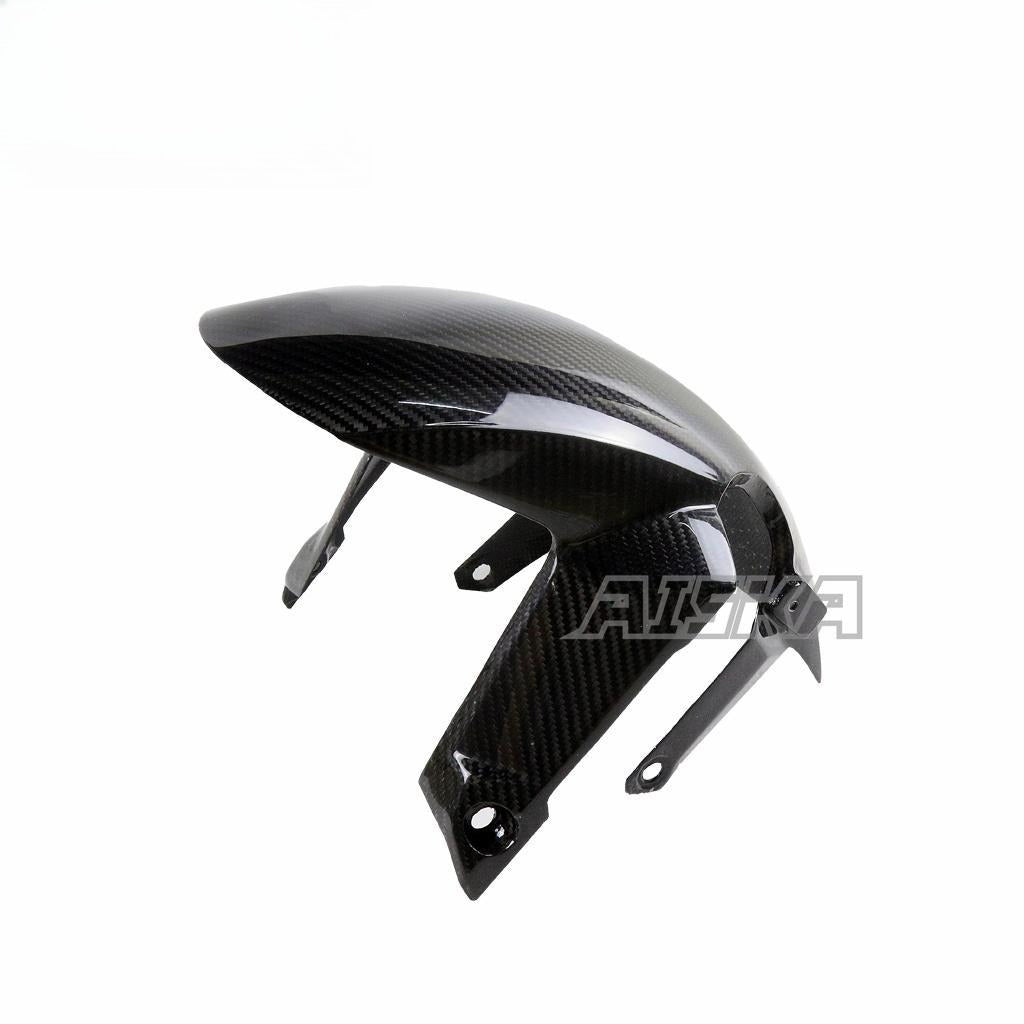 AISKA Motorcycle 3K Dry Carbon Fiber Front Tire Fender Mud Guard Hugger for Honda CB650F CBR650F 2014 2015 2016 2017 2018
