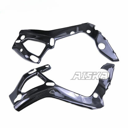 AISKA 100% 3K Carbon Fiber Motorcycle Frame Cover Fairing Guard Protector for BMW S1000RR S1000R M1000RR M1000R 2019-2024