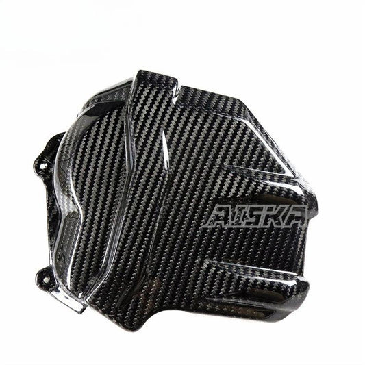 AISKA Dry Carbon Fiber Motorcycle Accessories Engine protection Cover for Ducati Panigale  V4 V4S V4R 2018-2024