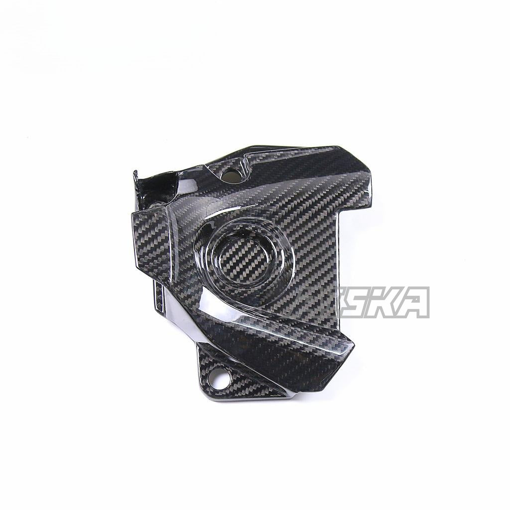 AISKA 100% 3K Motorcycle Carbon Fiber Clutch Cover Sprocket Cover for Yamaha MT09 FZ09 Tracer 900 GT 2014-2020