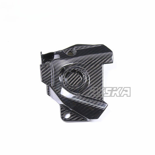AISKA 100% 3K Motorcycle Carbon Fiber Clutch Cover Sprocket Cover for Yamaha MT09 FZ09 Tracer 900 GT 2014-2020