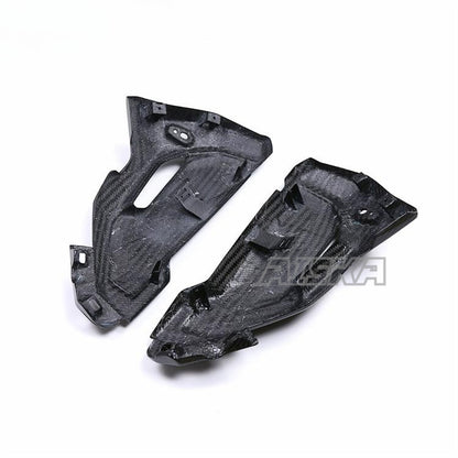 AISKA Wholesale 100% Carbon Fiber Fairing Motorcycle Radiator Side Panels Water Tank Guard for BMW S1000XR 2020-2024