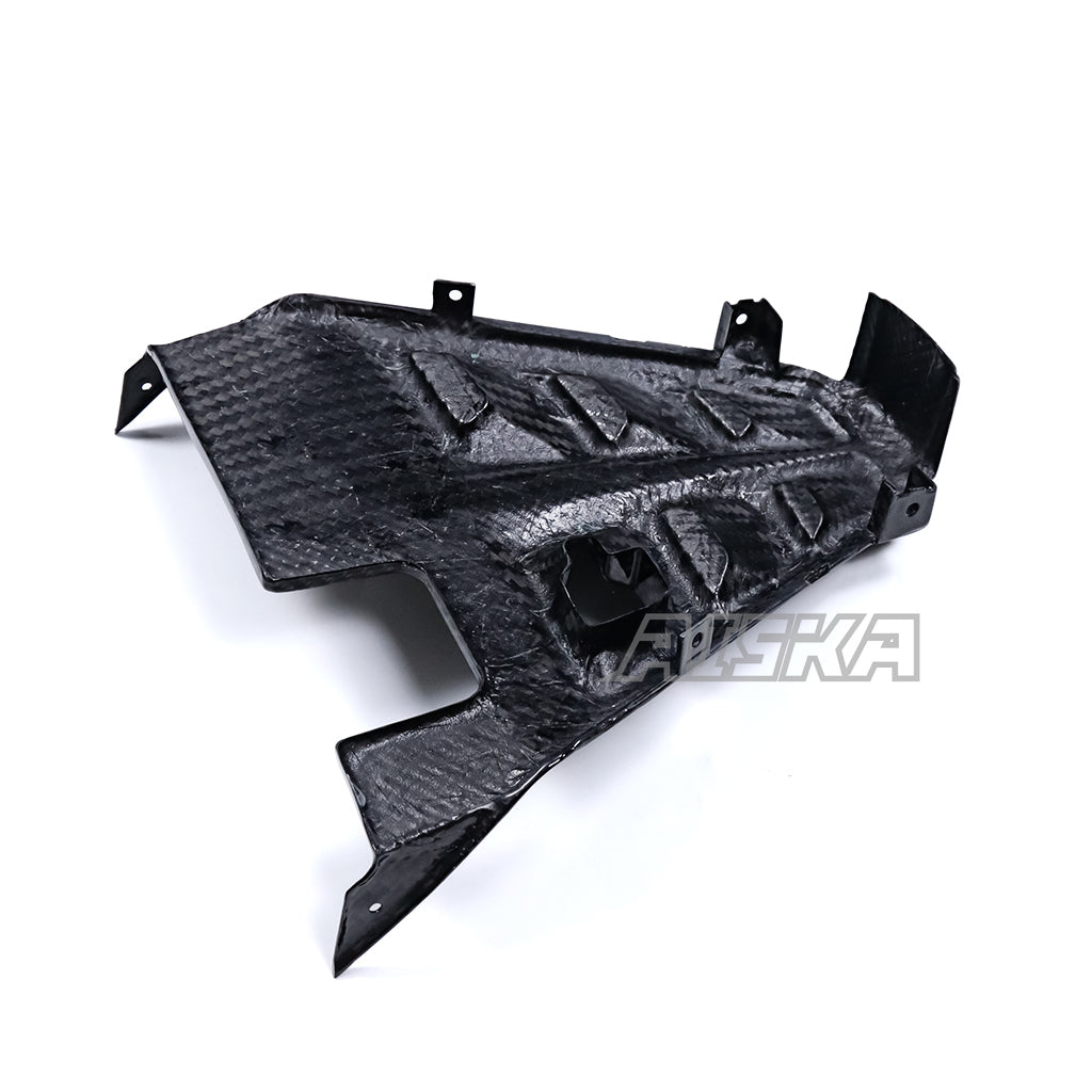 AISKA 100% 3K Twill Glossy Dry Carbon Fiber Lower Radiator Surround Cover for Aprilia RS457 2023 2024 2025