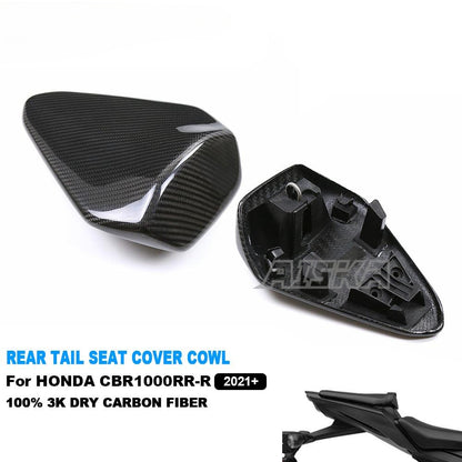 AISKA Dry Carbon Fiber Motorcycle Rear Tail Pillion Seat Cover Cowl Hump Fairing for Honda CBR1000RR-R 2021 2022 2023 2024
