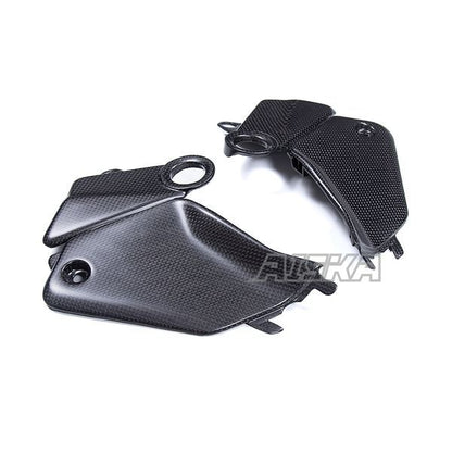 AISKA 100% 3K Full Dry Carbon Fiber Motorcycle Fuel Tank Side Panel Cover Fairing for Ducati Panigale V4 V4S 2025