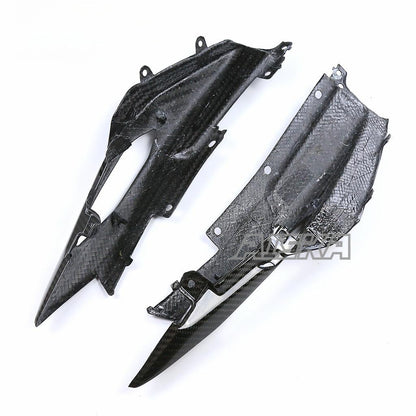 AISKA 3K Carbon Fiber Motorcycle Rear Tail Inside Cover Cowl Fairing Panel for Yamaha MT09 FZ09 MT-09 FZ-09 2014-2020