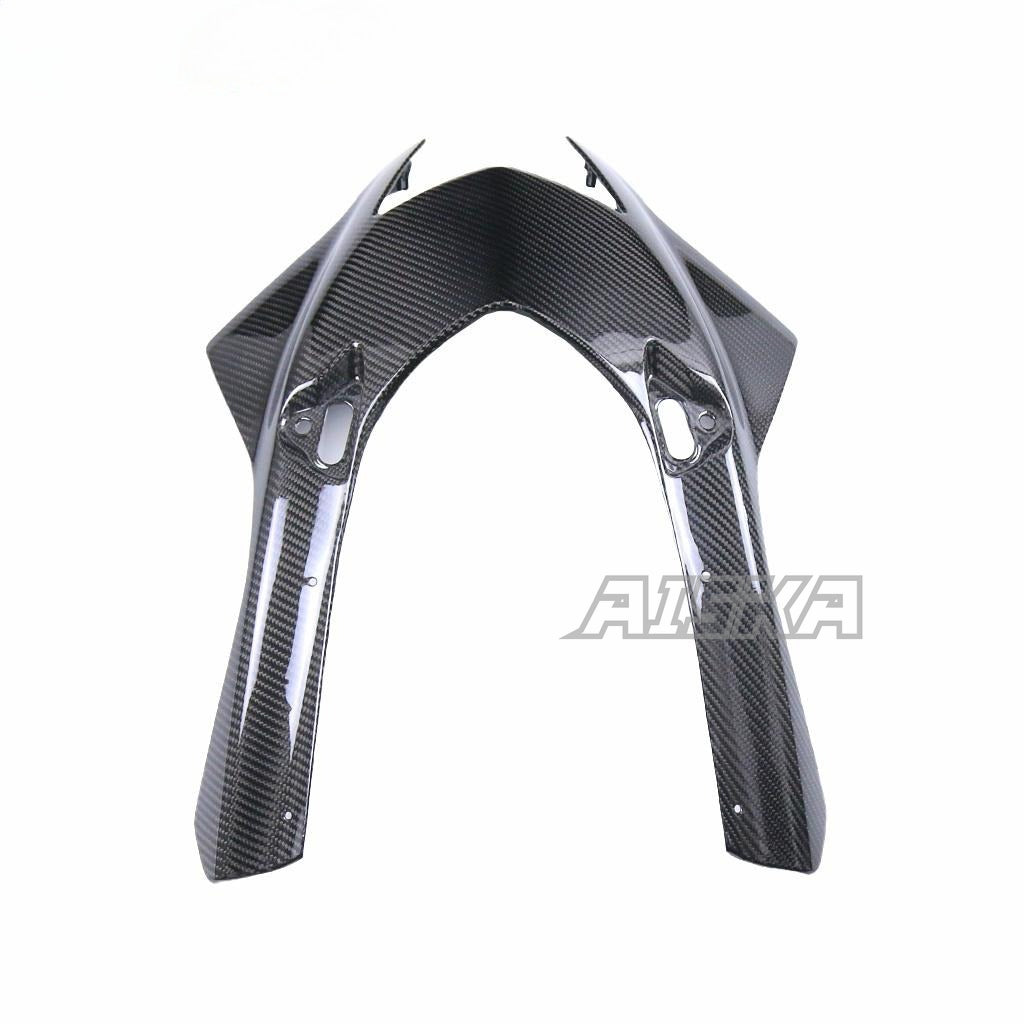 AISKA R7 Carbon Fiber Front Fairing Cowl Motorcycle Carbon Fibre Headlight Fairing Nose Panel Cowl for Yamaha R7 2022 2023 2024