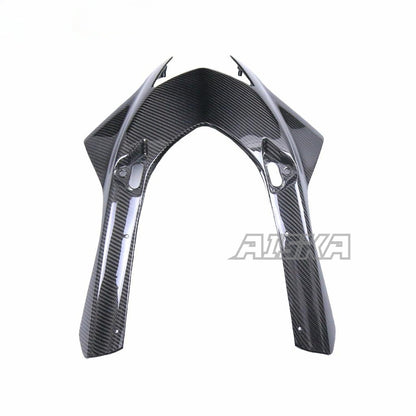 AISKA R7 Carbon Fiber Front Fairing Cowl Motorcycle Carbon Fibre Headlight Fairing Nose Panel Cowl for Yamaha R7 2022 2023 2024