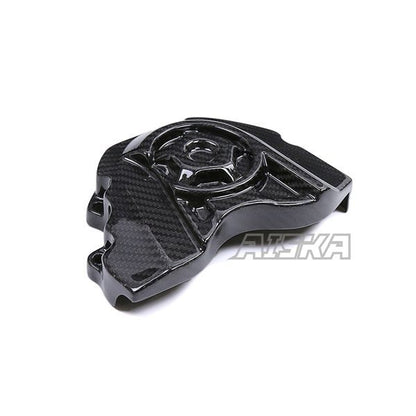 AISKA 3K Dry Carbon Fiber Motorcycle Rear Chain Sprocket Cover Fairing Cowl for Kawasaki Ninja ZX10R ZX-10R 2021 2022 2023 2024
