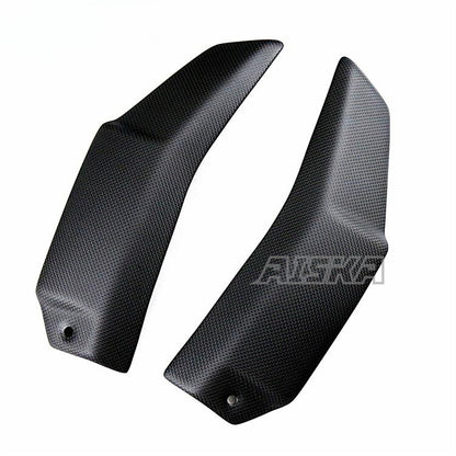 AISKA 100% Dry Carbon Fiber Motorcycle Accessories Radiator Guards Fairings for Ducati Streetfighter V4 V4S 2019 - 2024