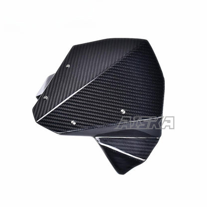 AISKA New Motorcycle 3K Dry Carbon Fiber Front  Windscreen Windshield Wind Deflector Screen for Honda CB650R 2019-2024 2022 2023
