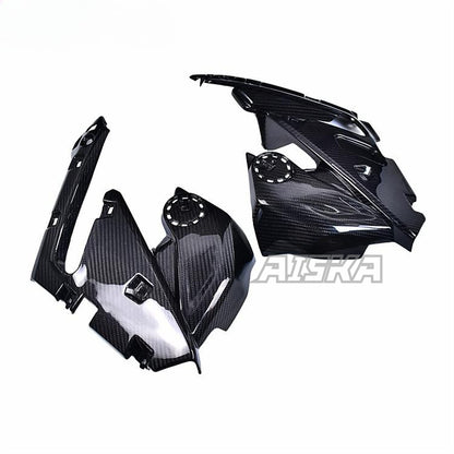 AISKA 100% 3K Full Carbon Fiber Twill Weave Motorcycle Internal Side Cover Inside Panels Fairings for BMW S1000R 2021-2024