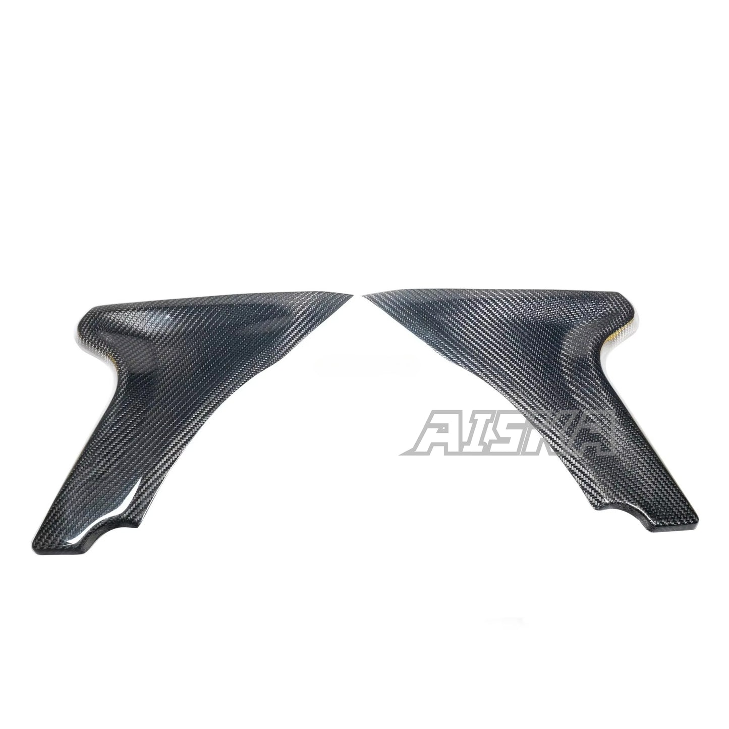 AISKA 3K Real Carbon Fiber Headlight Lower Side Panel Fairing for Harley Davidson Touring Street Glide Road King 2024-2025