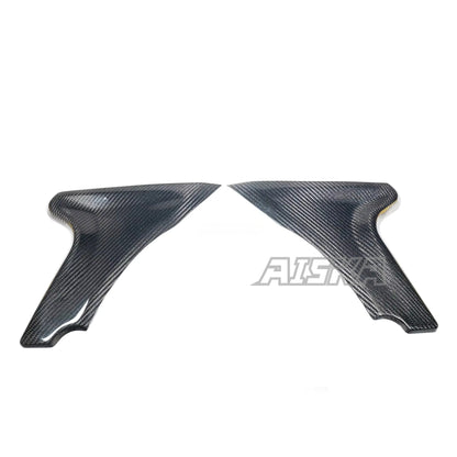 AISKA 3K Real Carbon Fiber Headlight Lower Side Panel Fairing for Harley Davidson Touring Street Glide Road King 2024-2025