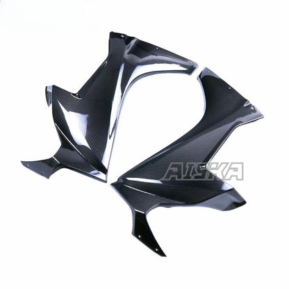 AISKA 3K Full Dry Carbon Fiber Motorcycle Front Side Spoiler Fairing Large Side Panels for Honda CBR1000RR 2017-2024