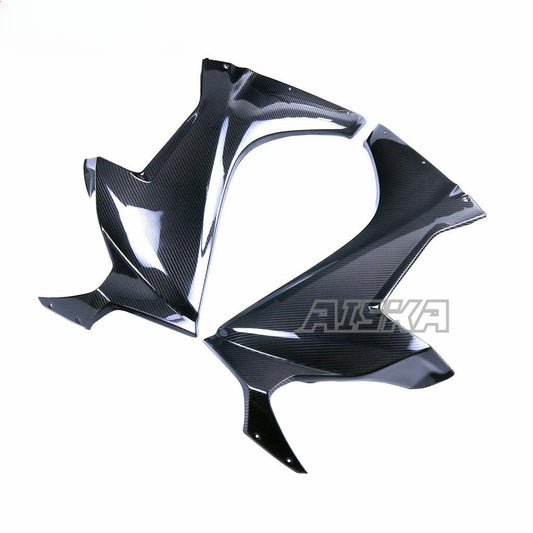 AISKA 3K Full Dry Carbon Fiber Motorcycle Front Side Spoiler Fairing Large Side Panels for Honda CBR1000RR 2017-2024
