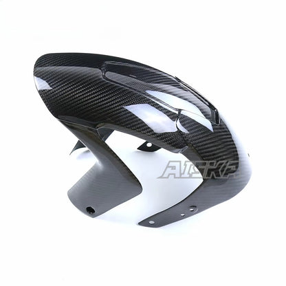 AISKA 100% 3K Carbon Fiber Racing Wheel Mudguard Motorcycle Accessories Front Fender for Aprilia RSV4 Tuono V4  2021-2024